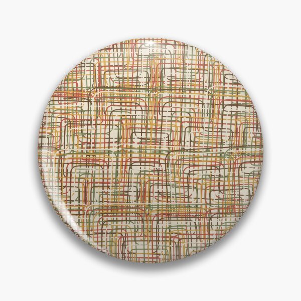Item preview, Plaid Beat Moiré 1970s Square Ripple Interference Pattern designed and sold by KungPowUnicorn.