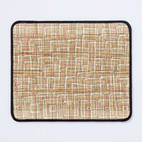 Item preview, Plaid Beat Moiré 1970s Square Ripple Interference Pattern designed and sold by KungPowUnicorn.
