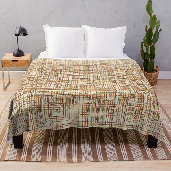 Item preview, Plaid Beat Moiré 1970s Square Ripple Interference Pattern designed and sold by KungPowUnicorn.