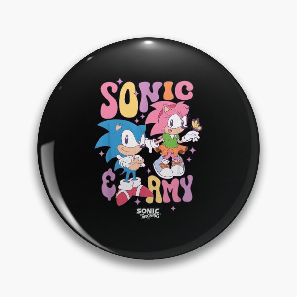Item preview, Sonic The Hedgehog Sonic Amy Cute Shot designed and sold by cutezodiac.