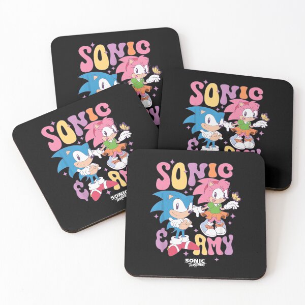 Item preview, Sonic The Hedgehog Sonic Amy Cute Shot designed and sold by cutezodiac.