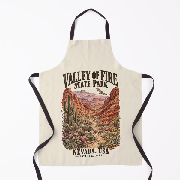Item preview, Valley of Fire State Park, Nevada, USA [Vintage Illustration] designed and sold by elektronen.