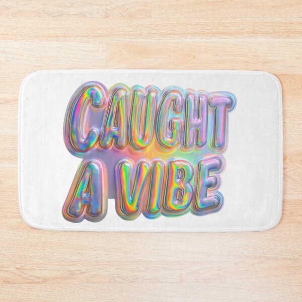Item preview, Caught A Vibe Holographic Iridescent Aesthetic designed and sold by NicolasGlowArt.