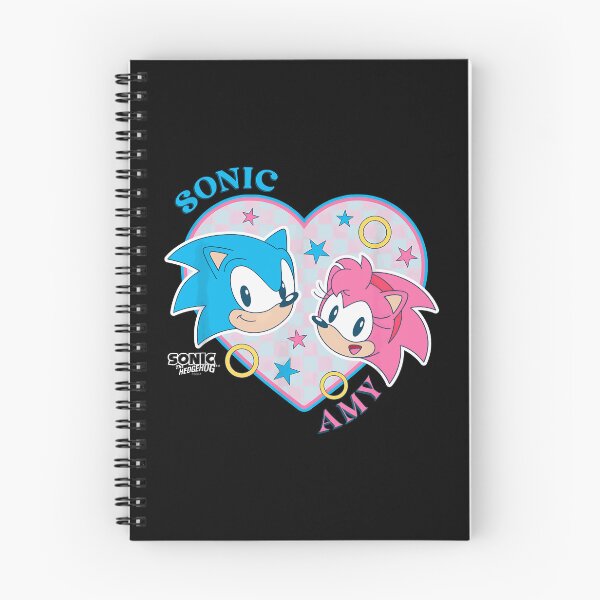 Item preview, Sonic The Hedgehog Sonic Amy Heart Shaped designed and sold by cutezodiac.
