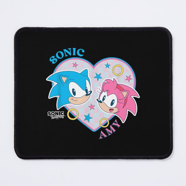 Item preview, Sonic The Hedgehog Sonic Amy Heart Shaped designed and sold by cutezodiac.