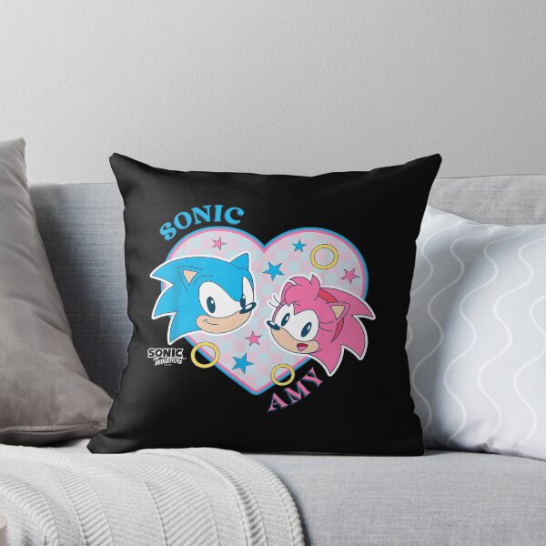 Item preview, Sonic The Hedgehog Sonic Amy Heart Shaped designed and sold by cutezodiac.