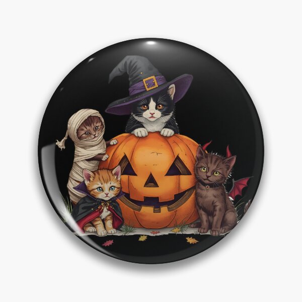 Item preview, Halloween Cats Spooky Season Jack O Lantern designed and sold by RoyesButler.