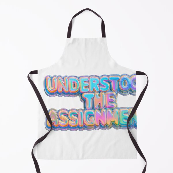 Item preview, Understood The Assignment Bubbly Iridescent Style designed and sold by NicolasGlowArt.