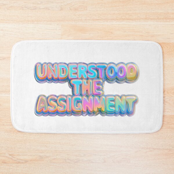 Item preview, Understood The Assignment Bubbly Iridescent Style designed and sold by NicolasGlowArt.