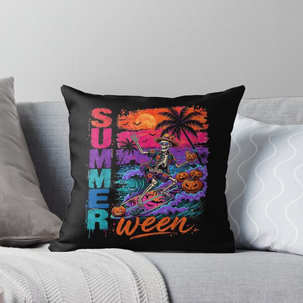 Item preview, Spooky Summer Halloween Skeleton Beach Party designed and sold by waltonbut.
