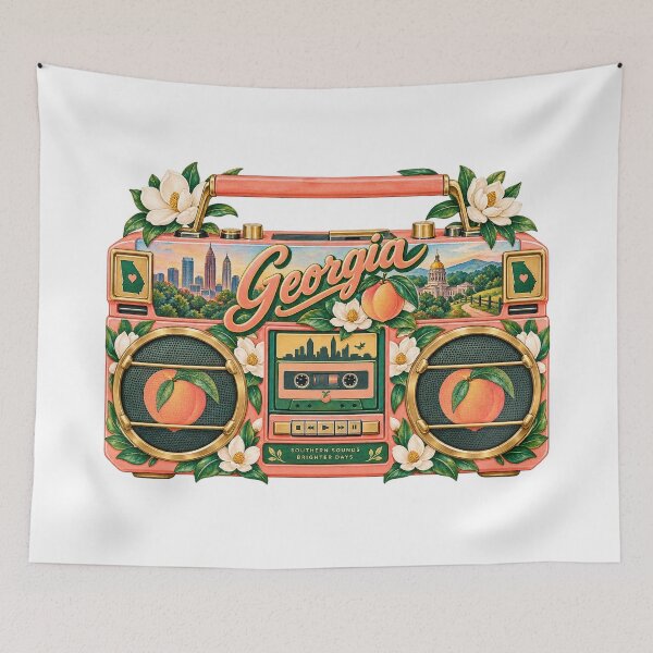 Item preview, Georgia Gen X Boom Box designed and sold by Whimspired By Paxx.