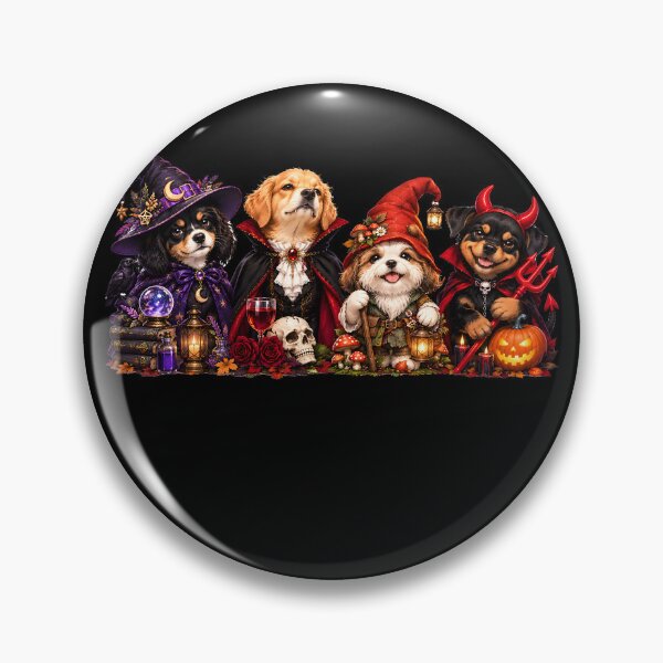 Item preview, Halloween Dogs Spooky Season Costumes Lineup designed and sold by RoyesButler.