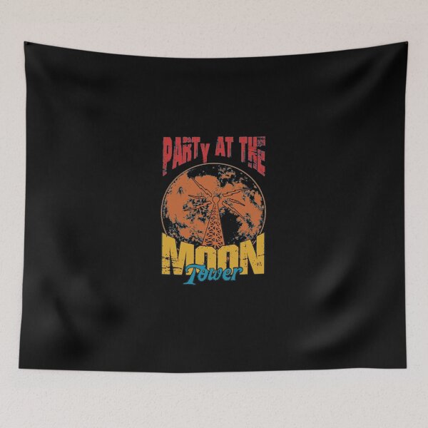 Item preview, Retro Party At The Moon Tower Design designed and sold by YunadiMelikov.