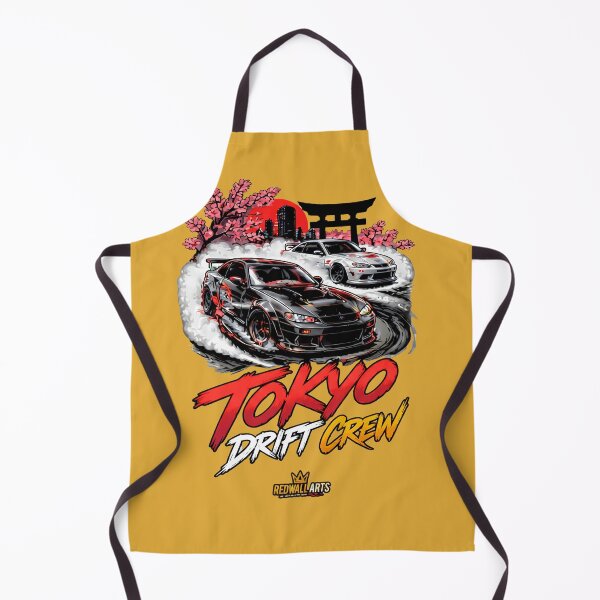 Item preview, Tokyo Drift Crew Japanese Street Racing JDM Cars Red Accent Art   designed and sold by digitalbob60.