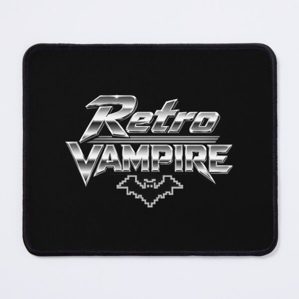 Item preview, Retro Vampire - Gothic RPG Gamer Design (Black & White Grayscale Logo version) designed and sold by SlightlyUnreal.