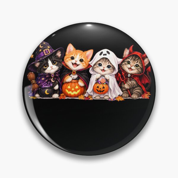 Item preview, Kawaii Halloween Cats Trick or Treat Spooky Party designed and sold by RoyesButler.