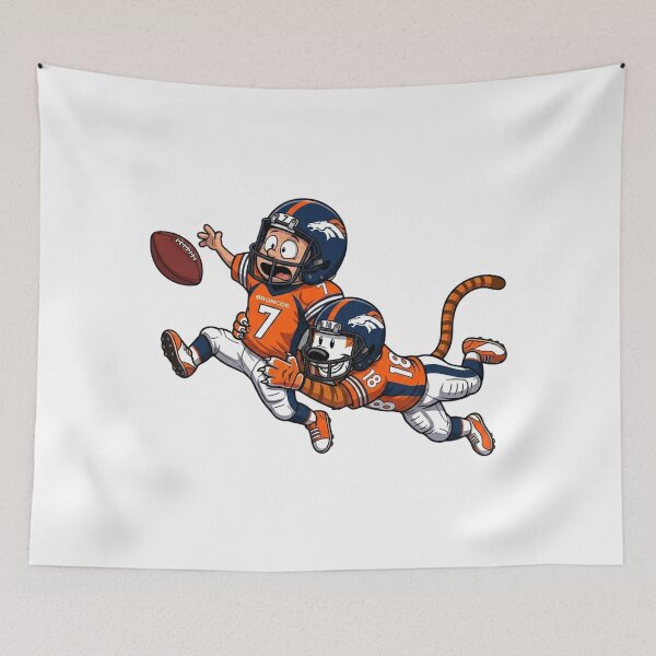 Item preview, Calvin And Hobbes Denver Football Action Fan designed and sold by DamianRoy88.