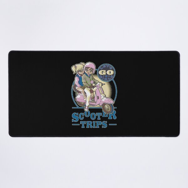 Item preview, Retro Anime Girls Scooter Trip Graphic designed and sold by YunadiMelikov.