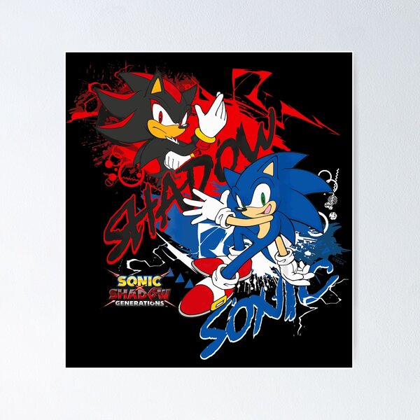 Item preview, Sonic The Hedgehog Sonic X Shadow Generations Shadow Sonic designed and sold by cutezodiac.