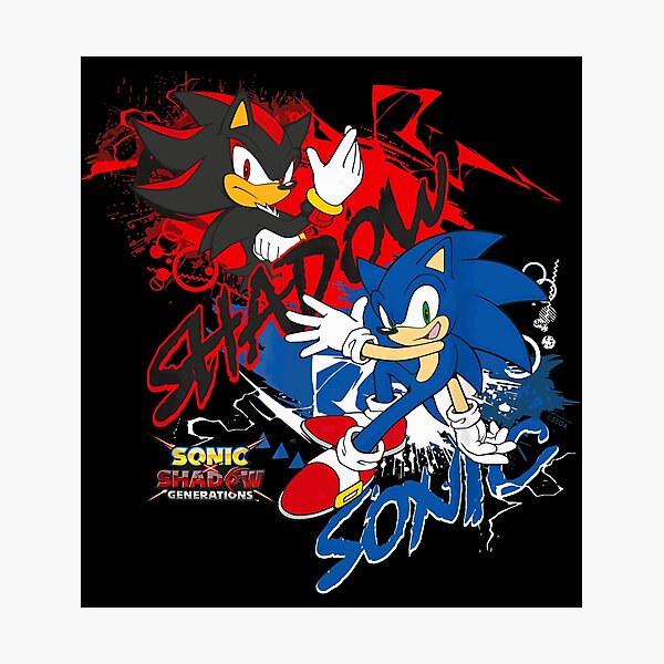 Item preview, Sonic The Hedgehog Sonic X Shadow Generations Shadow Sonic designed and sold by cutezodiac.