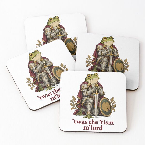 Item preview, Twas The Tism M'Lord Funny Frog Knight Autism designed and sold by roni-harbor.