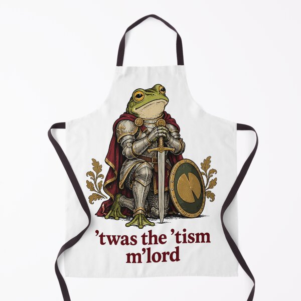 Item preview, Twas The Tism M'Lord Funny Frog Knight Autism designed and sold by roni-harbor.