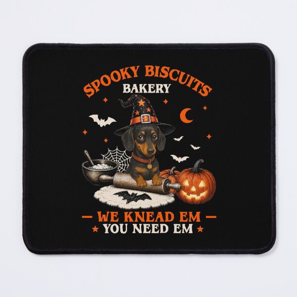Item preview, Spooky Biscuits Bakery Dachshund Halloween designed and sold by jackelmbradyt.