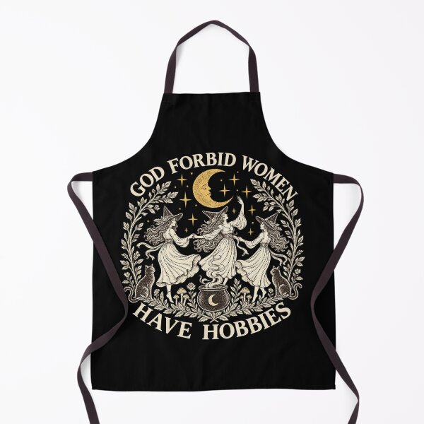Item preview, God Forbid Women Have Hobbies Vintage Witches designed and sold by VioletNance.