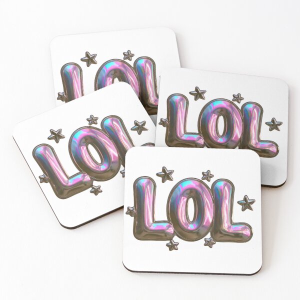 Artikelvorschau, LOL Schimmerndes Metallic-Buchstaben-Design entworfen und verkauft von NicolasGlowArt.