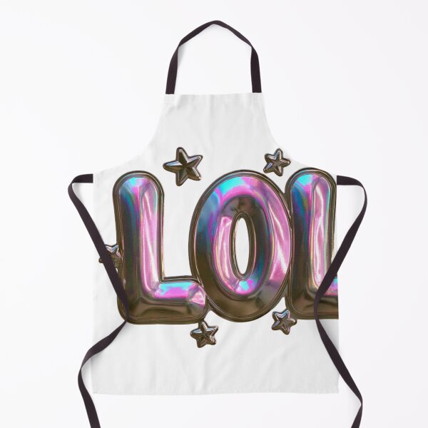 Item preview, LOL Iridescent Metallic Bubble Letters Design designed and sold by NicolasGlowArt.