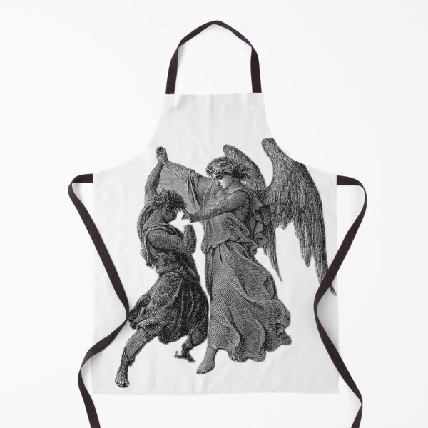 Item preview, Jacob Fighting the Angel – Gustave Doré Engraving designed and sold by Fallen Fenris.