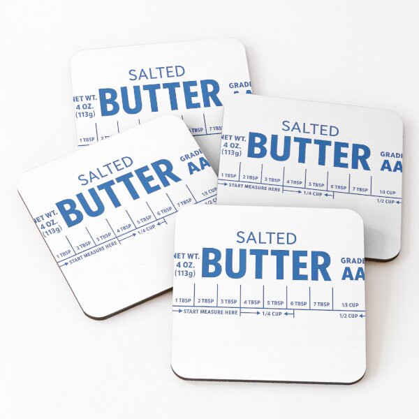 Item preview, Salted Butter Funny Halloween Food Graphic T-Shirt designed and sold by TinyHands-Art.