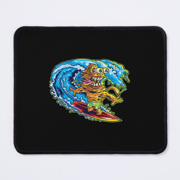 Item preview, Crazy Monster Surfing Big Wave Cartoon designed and sold by YunadiMelikov.