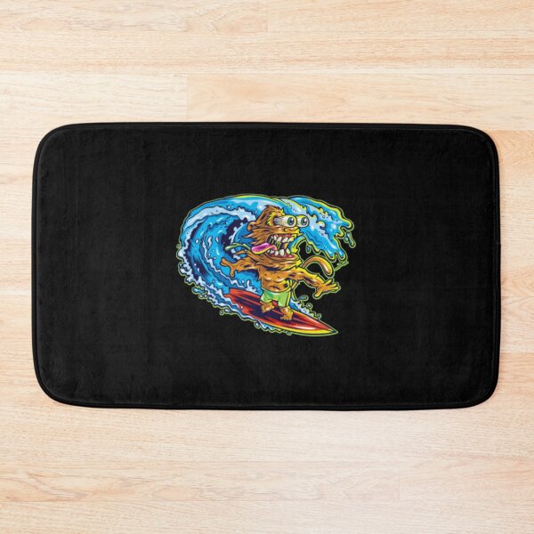 Item preview, Crazy Monster Surfing Big Wave Cartoon designed and sold by YunadiMelikov.