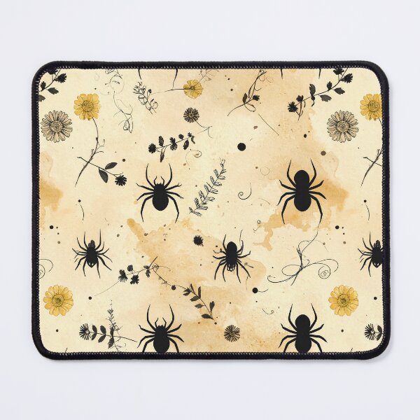 Item preview, Vintage Black Gold Spider Gothic , Dark Victorian Halloween Seamless designed and sold by gulsumkiyan.