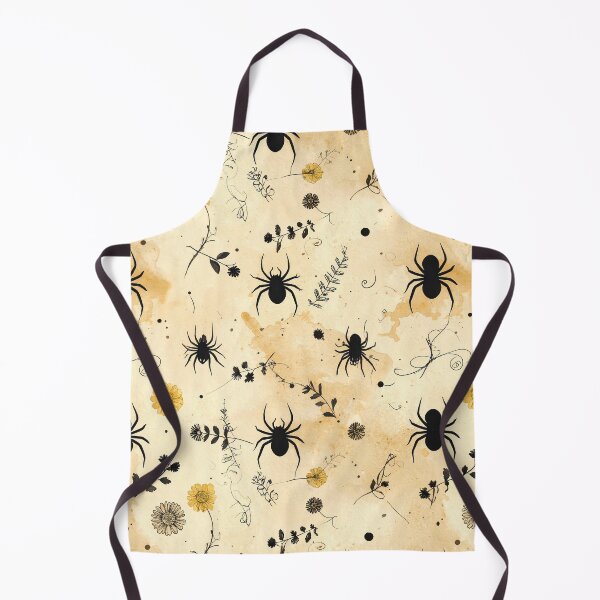 Item preview, Vintage Black Gold Spider Gothic , Dark Victorian Halloween Seamless designed and sold by gulsumkiyan.