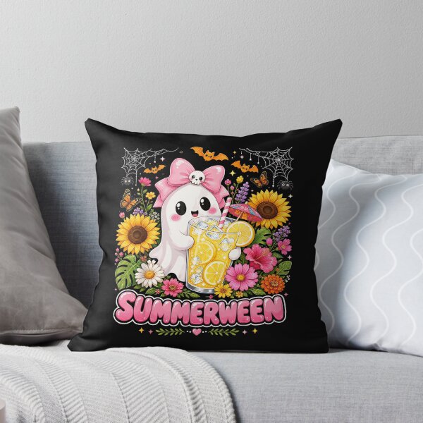 Item preview, Spooky Summer Ghost Halloween Summer Floral designed and sold by waltonbut.
