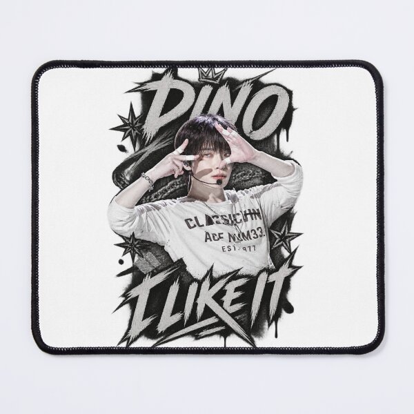 Item preview, DINO I LIKE IT SEVENTEEN Black Couture Luxury Fan Design designed and sold by Valeree Store.