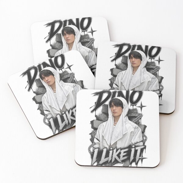 Item preview, DINO SEVENTEEN I LIKE IT Midnight Gothic Fashion Poster designed and sold by Valeree Store.