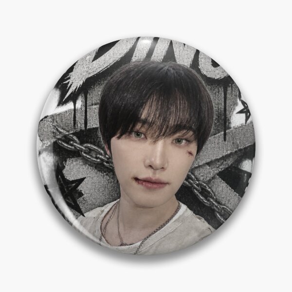 Item preview, DINO I LIKE IT SEVENTEEN Gothic Chrome Typography Fan Art designed and sold by Valeree Store.