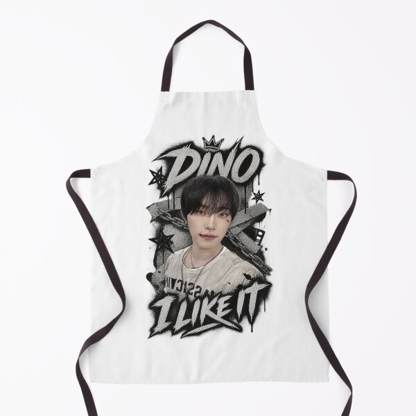 Item preview, DINO I LIKE IT SEVENTEEN Gothic Chrome Typography Fan Art designed and sold by Valeree Store.
