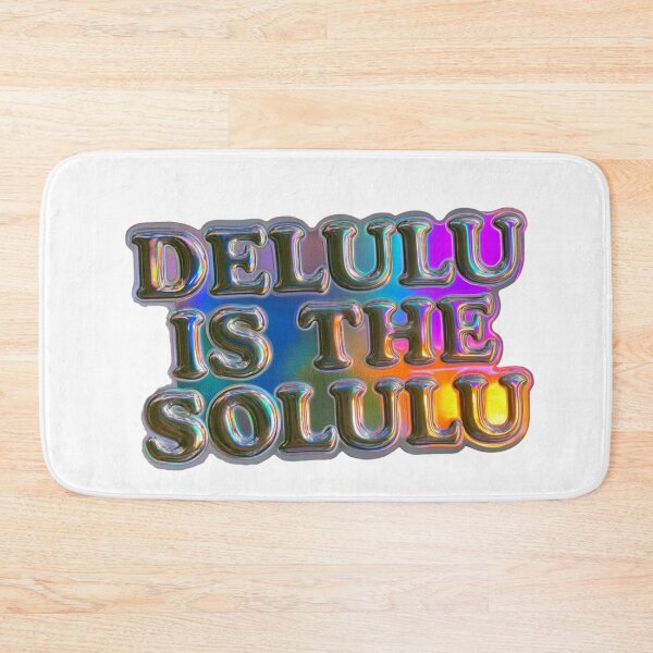 Item preview, Delulu Is The Solulu Trendy Internet Slang Meme designed and sold by NicolasGlowArt.