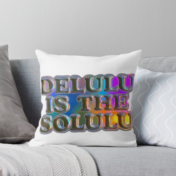 Item preview, Delulu Is The Solulu Trendy Internet Slang Meme designed and sold by NicolasGlowArt.