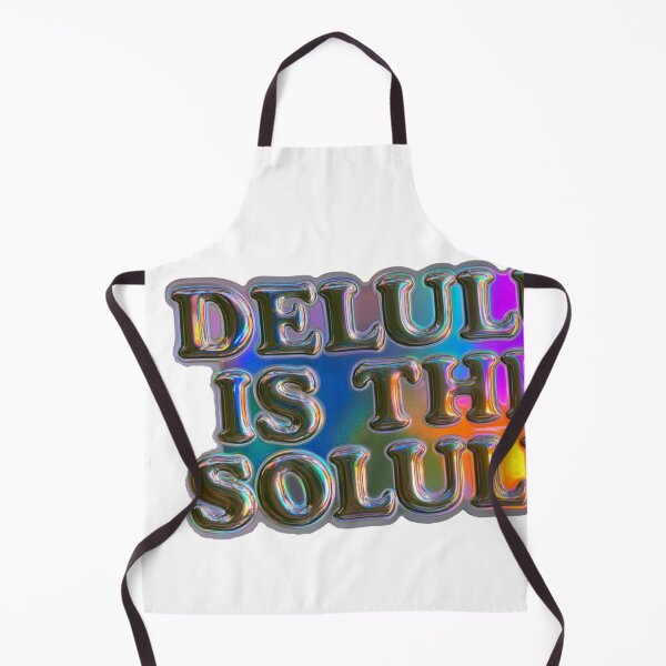 Item preview, Delulu Is The Solulu Trendy Internet Slang Meme designed and sold by NicolasGlowArt.