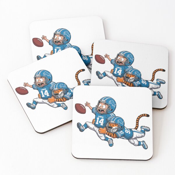 Item preview, Calvin And Hobbes Detroit Football Action Fan designed and sold by DamianRoy88.
