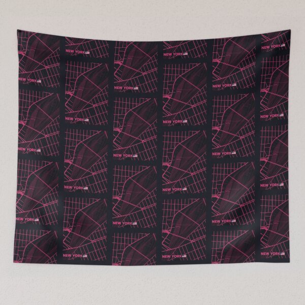 Item preview, New York USA City Map #17 designed and sold by Thistle-TShop.