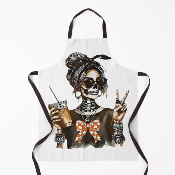 Item preview, Skeleton Girl Drinking Coffee Peace Sign Graphic for Wome T-Shirt designed and sold by Stickerbynp1.