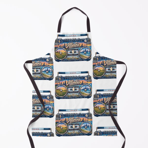 Item preview, Illinois Gen X Boom Box designed and sold by Whimspired By Paxx.