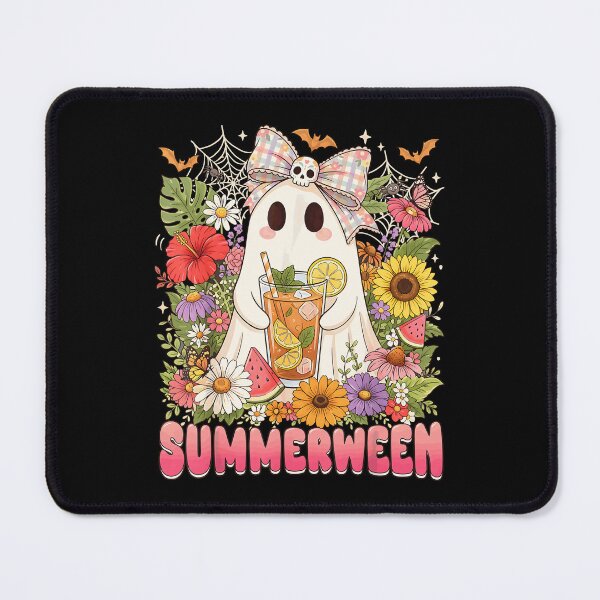 Item preview, Spooky Summer Ghost Halloween Summer Floral Graphic designed and sold by waltonbut.