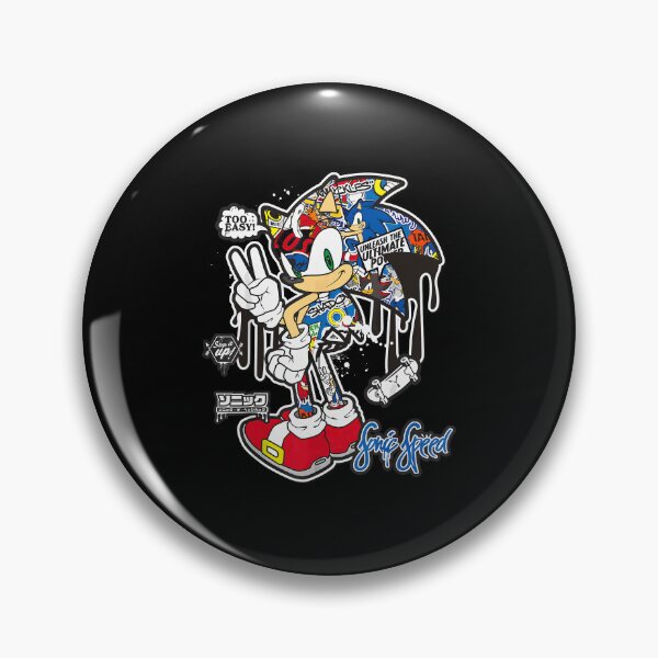 Item preview, Sonic The Hedgehog Sticker Sonic Speed designed and sold by cutezodiac.